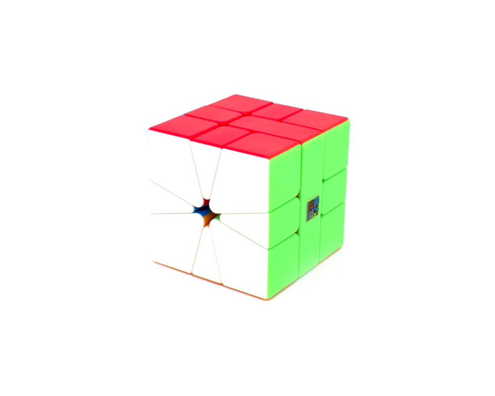 Кубик Рубика QiYi MoFangGe Fluffy cube 3x3x3, цветной пластик